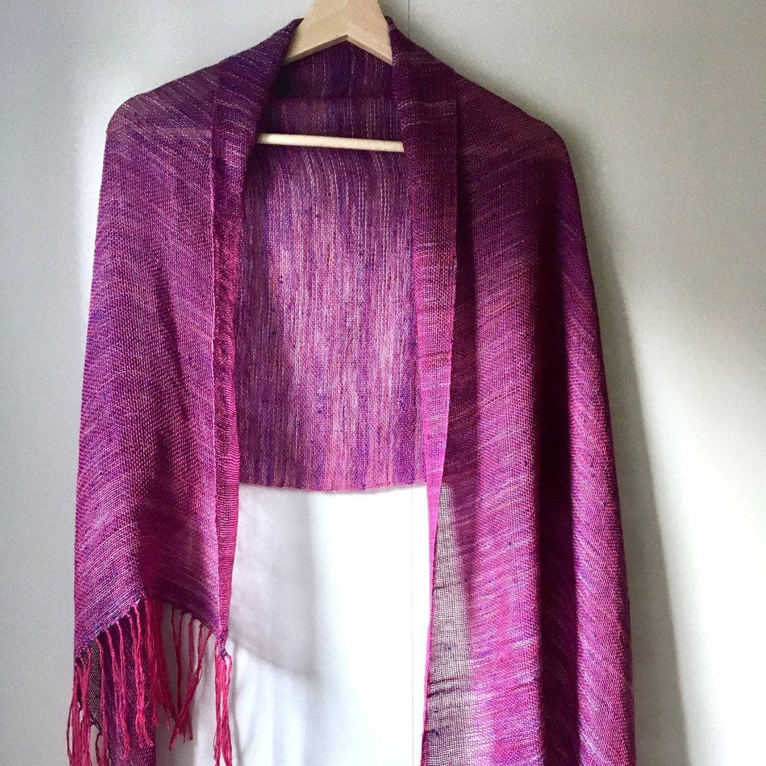Celestial Silk Beaded Shawl Weaving Pattern