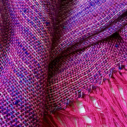Celestial Silk Beaded Shawl Weaving Pattern