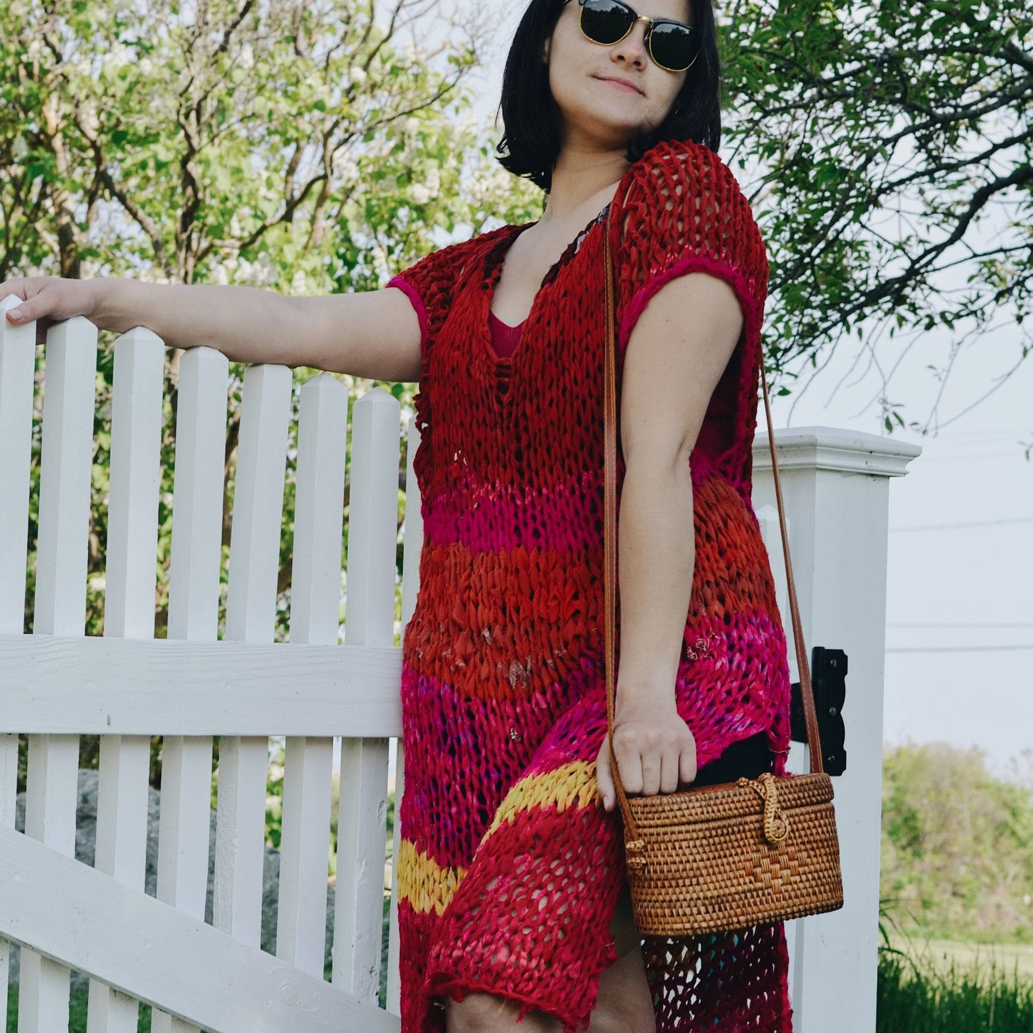 Chiffon Summer Layering Top Knit Pattern