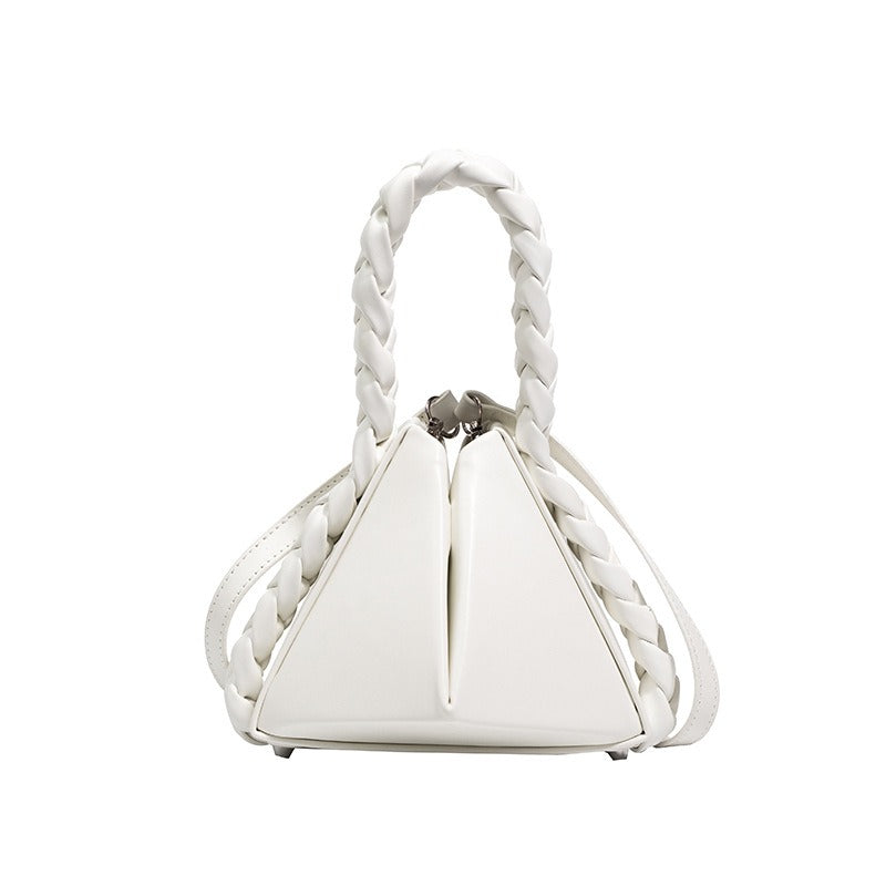 Creative Fried Dough Twists Handheld Geometric Fashion Personalized Bag Women&