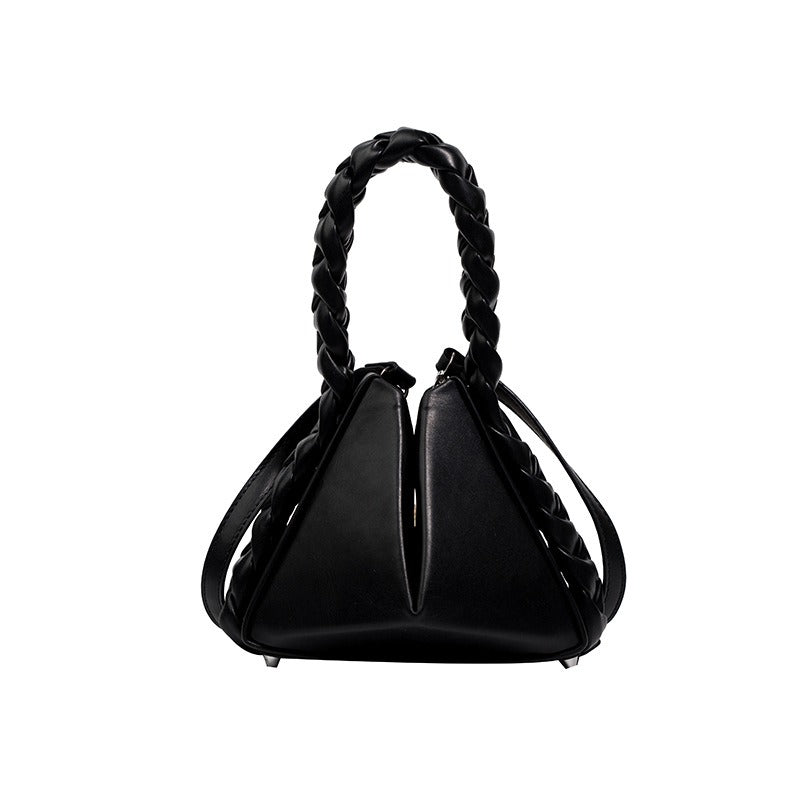 Creative Fried Dough Twists Handheld Geometric Fashion Personalized Bag Women&