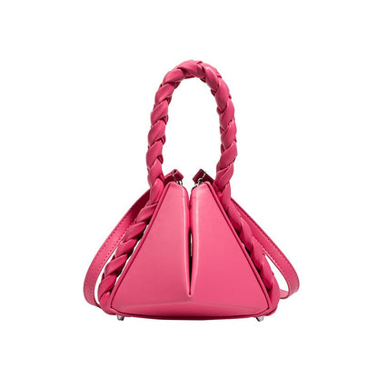 Creative Fried Dough Twists Handheld Geometric Fashion Personalized Bag Women&
