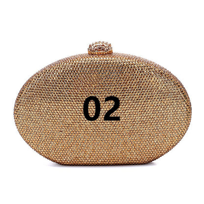 Crystal bag can be used for crossbody carrying, suitable for party and wedding gift bags