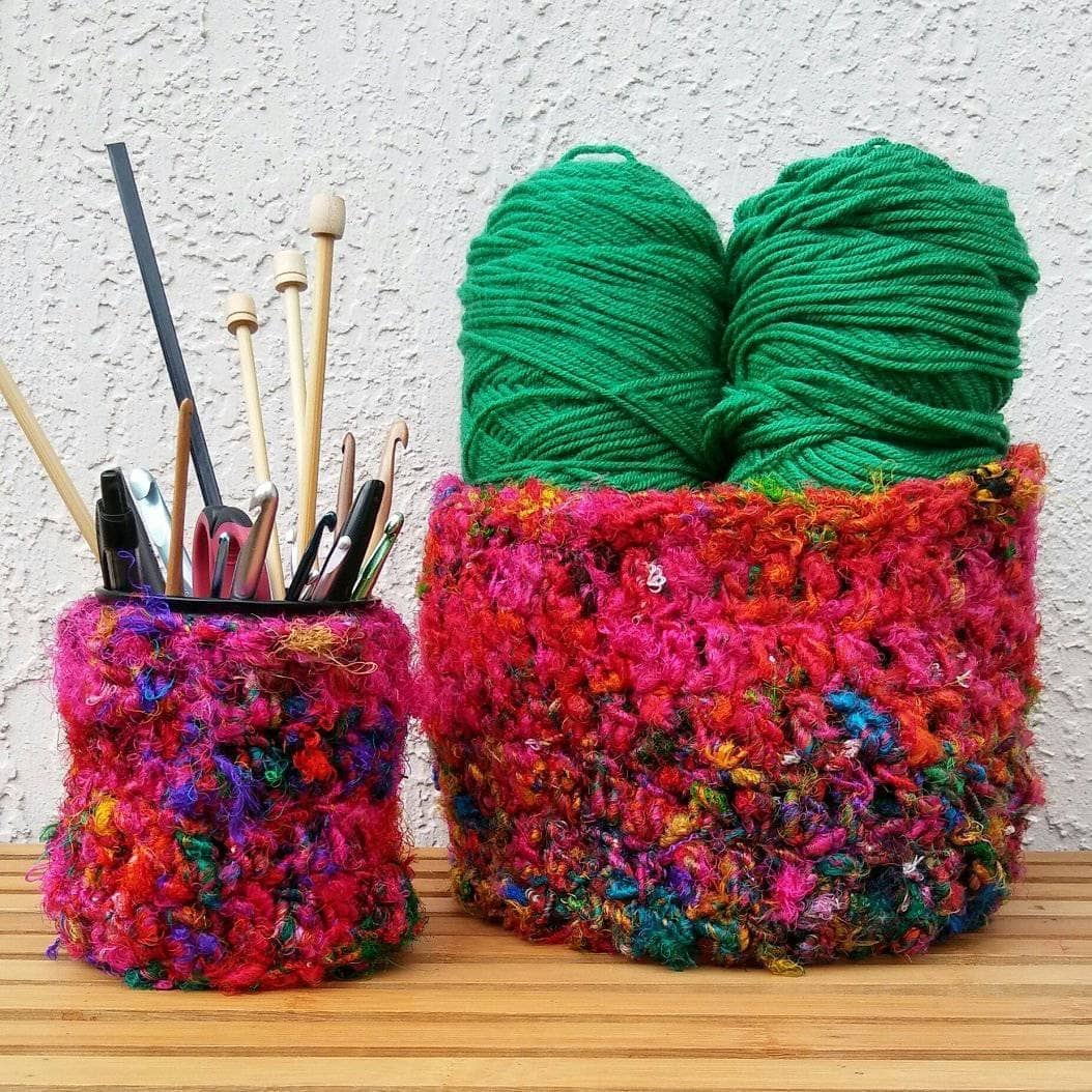 Darn Good Catchall Basket Crochet Kit