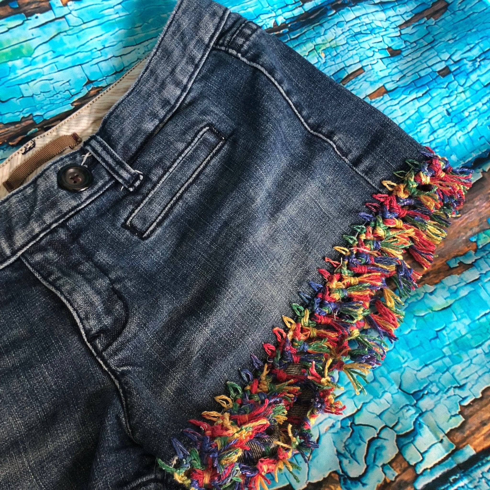 DIY Upcycled Fringe Short Kit