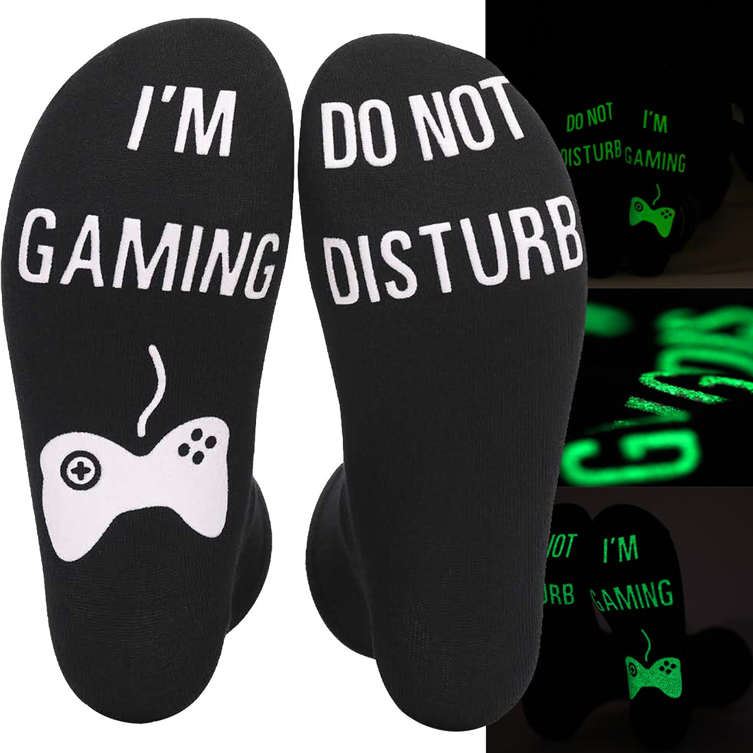 DO NOT DISTURB Short Socks Glue Letter Printing Socks Men&