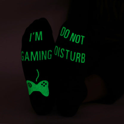 DO NOT DISTURB Short Socks Glue Letter Printing Socks Men&