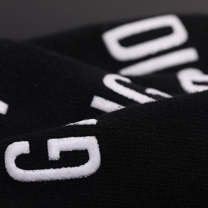 DO NOT DISTURB Short Socks Glue Letter Printing Socks Men&