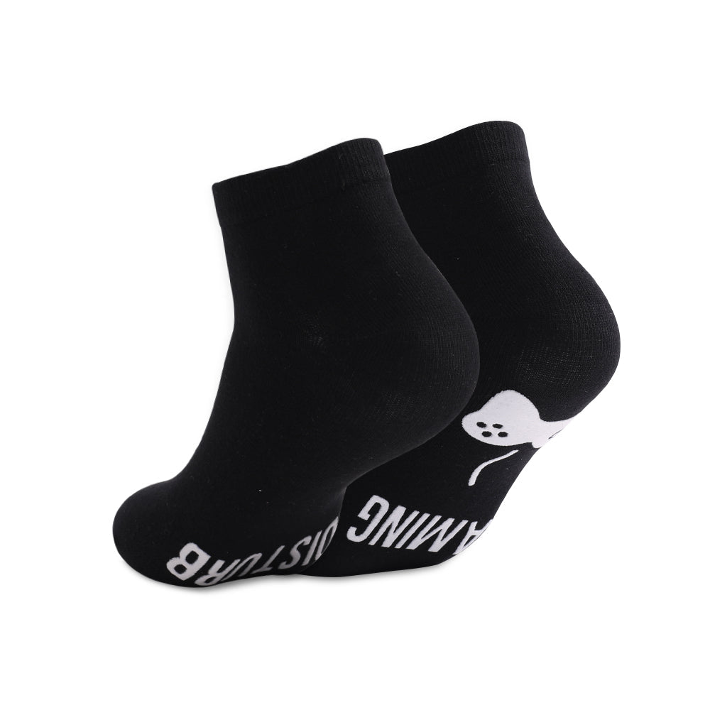 DO NOT DISTURB Short Socks Glue Letter Printing Socks Men&