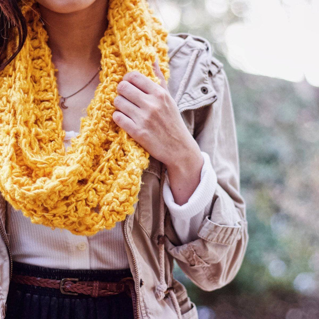 Elderidge Ribbed Banana Cowl Crochet Kit