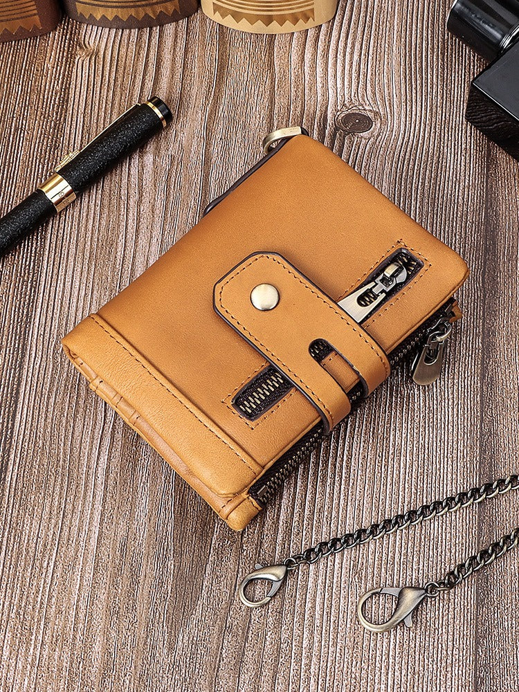 European and American first-layer kraft card bag men&