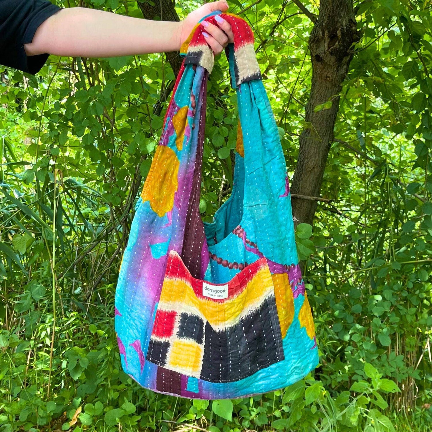 Exotic Voyage Oversized Kantha Bag