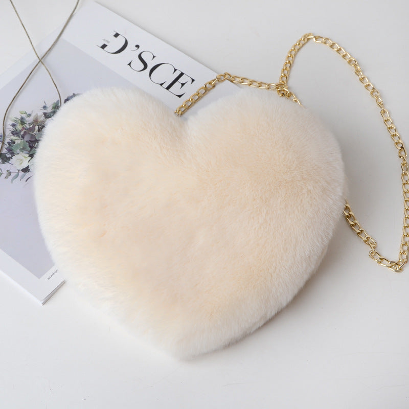 Fashion love heart bag peach heart bag women&