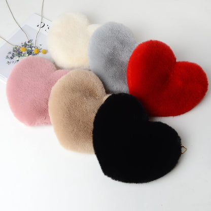 Fashion love heart bag peach heart bag women&