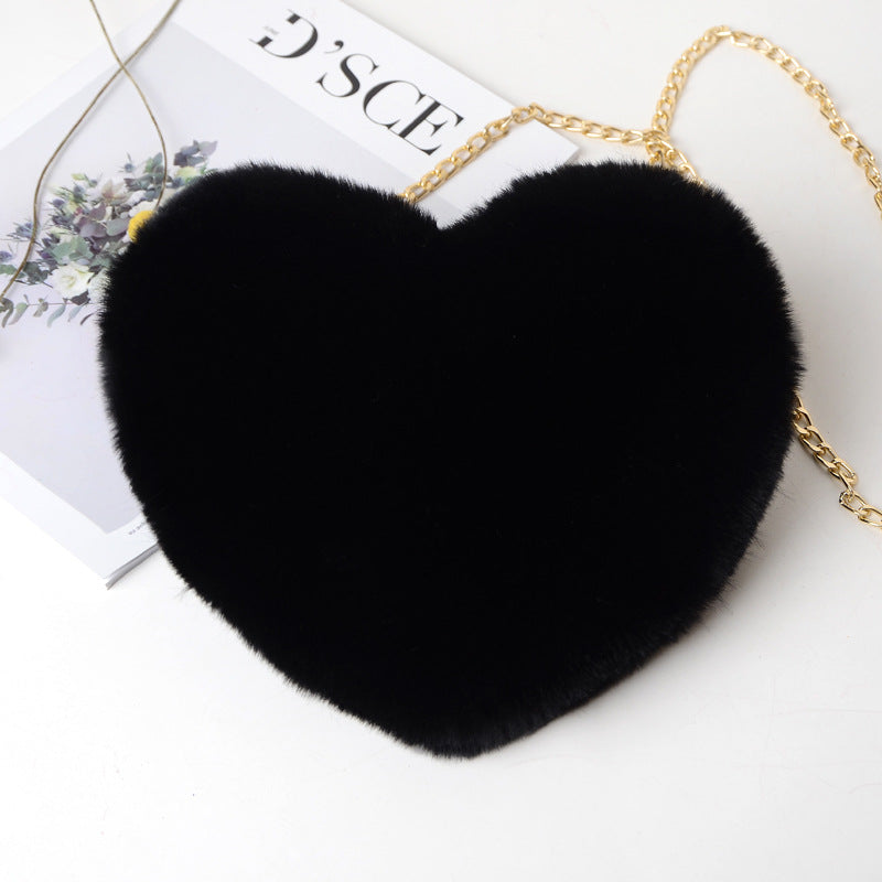 Fashion love heart bag peach heart bag women&