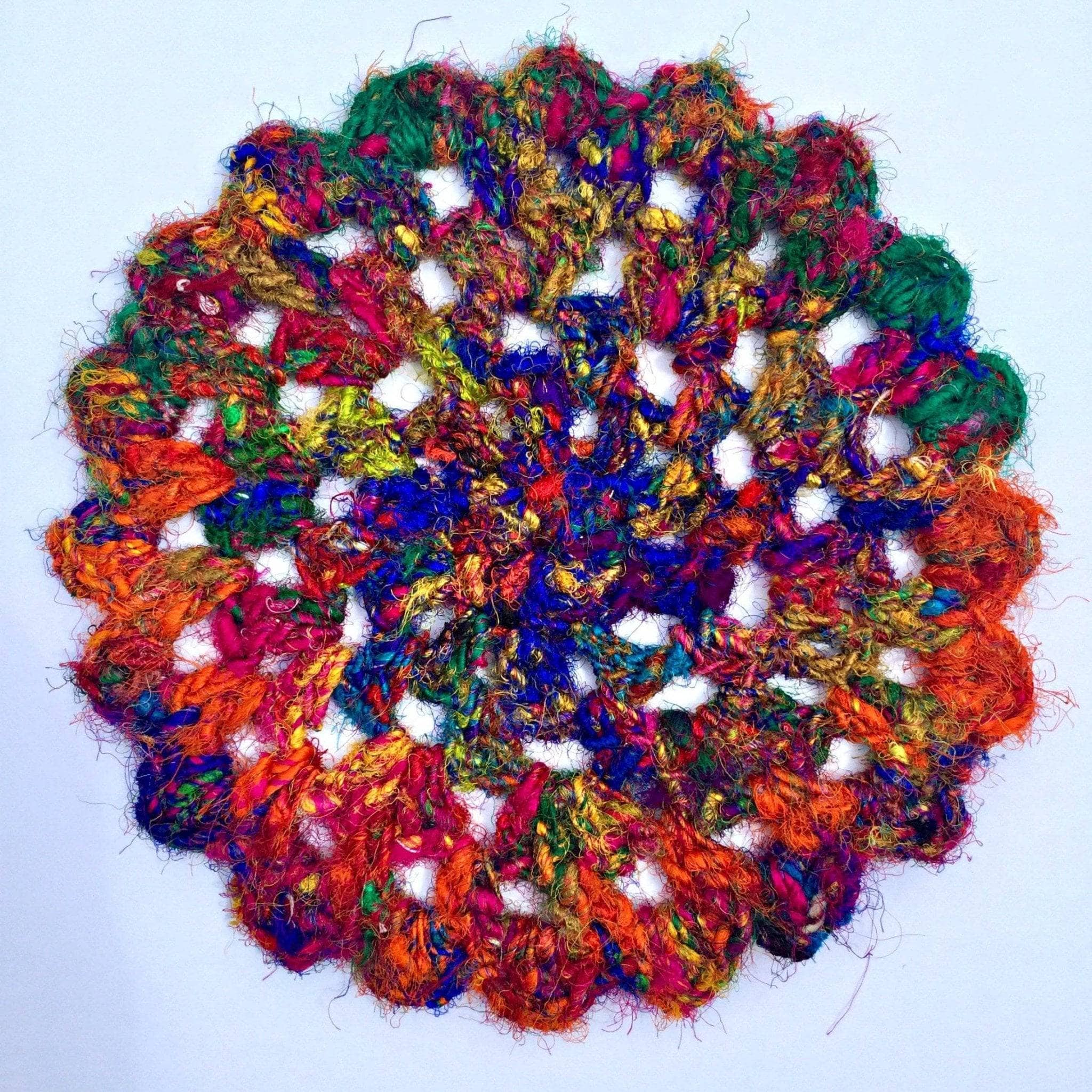 Fingerpaints Doily Beginner Crochet Pattern