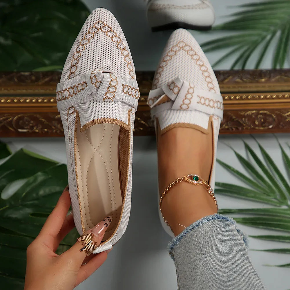 Flat sole single shoe women&