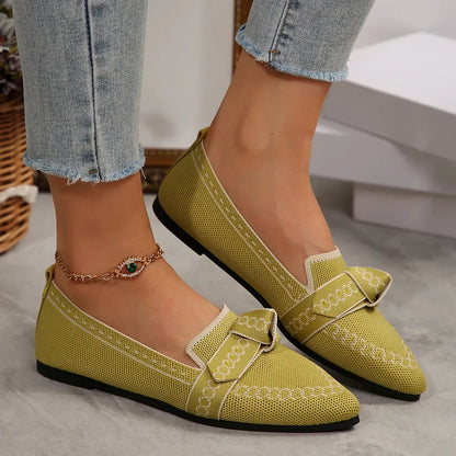 Flat sole single shoe women&