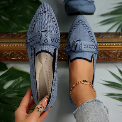 Flat sole single shoe women&