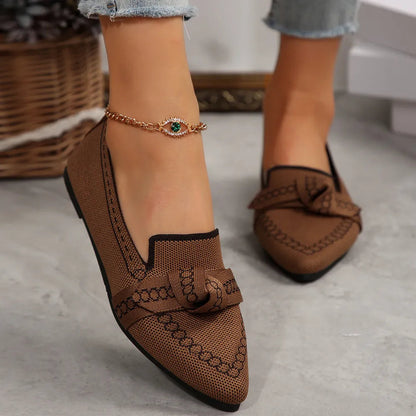 Flat sole single shoe women&