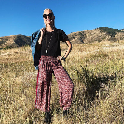 Free Spirit Wide-Leg Palazzo Pants