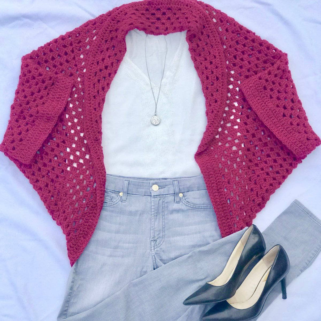 Granny Square Cardi Crochet Kit
