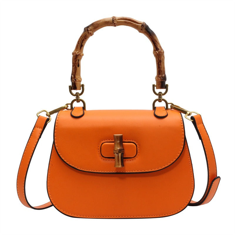 Handheld bamboo bag women&