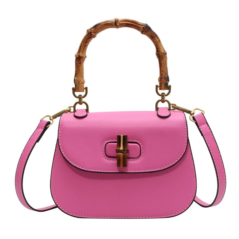 Handheld bamboo bag women&