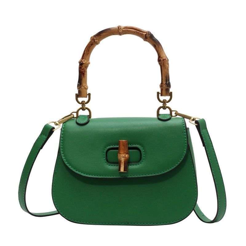 Handheld bamboo bag women&