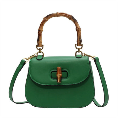 Handheld bamboo bag women&