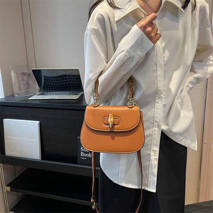 Handheld bamboo bag women&