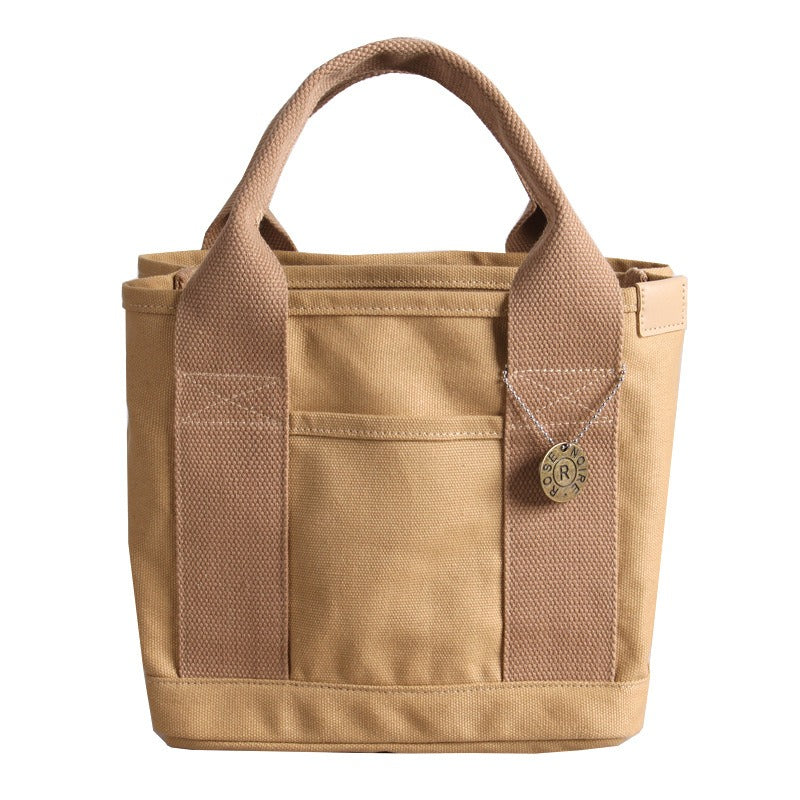 High Grade Canvas Bag Bento Bag Handbag 16A Canvas Women&