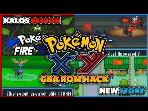 Pokemon X &amp; Y GBA ROM Hack Video Game Custom Gameboy Advance