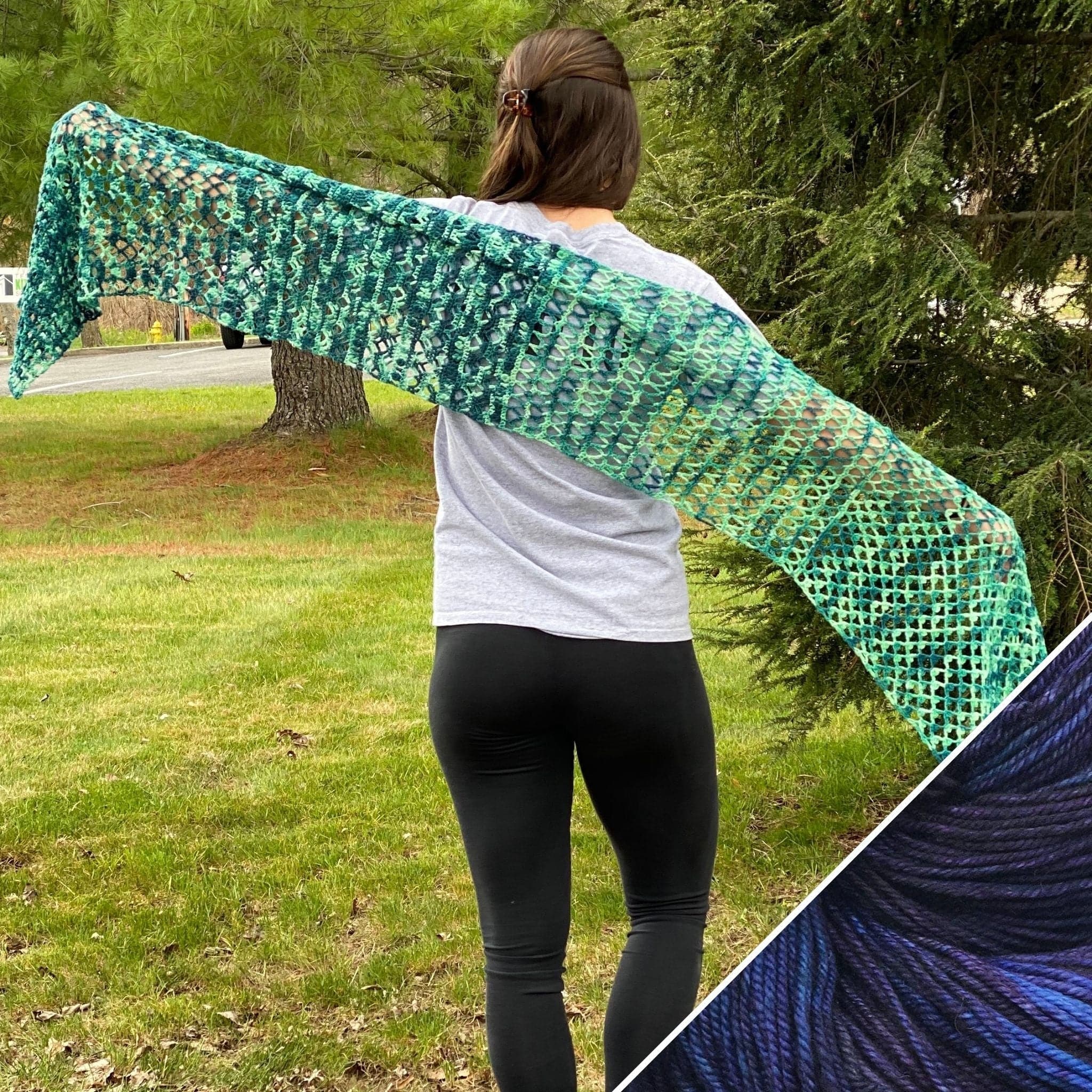Ariel Shawl Crochet Kit