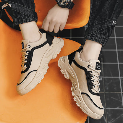 Labor protection shoes, wear-resistant shoes, sports and leisure outdoor hiking leather shoes, men&