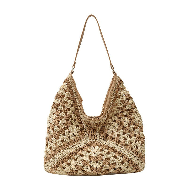 Large capacity woven bag, women&