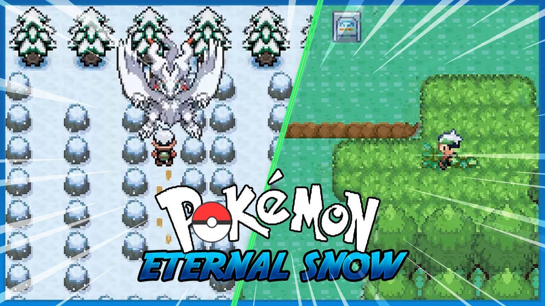 Pokemon Eternal Snow GBA ROM Hack Video Game Custom Gameboy Advance
