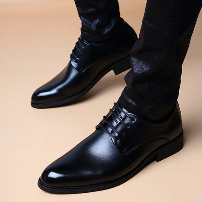 Men Wedding Leather Business Men&