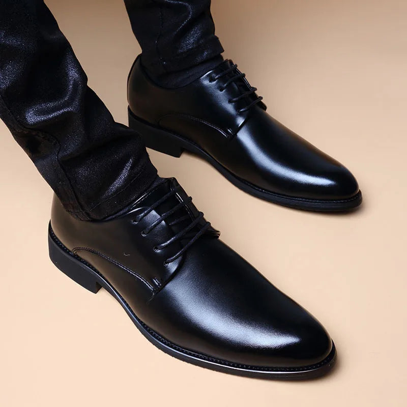 Men Wedding Leather Business Men&