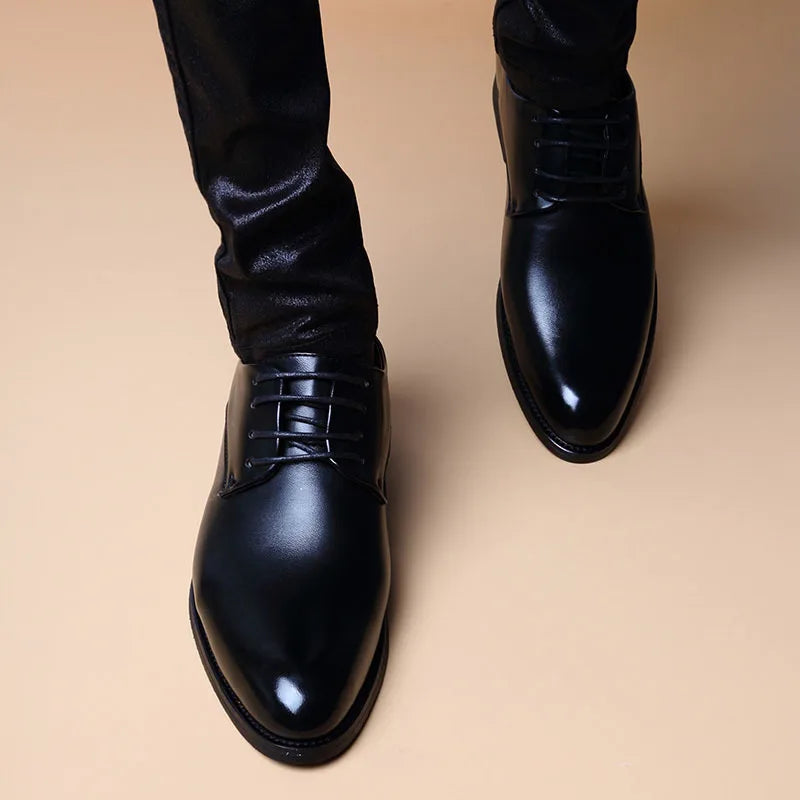 Men Wedding Leather Business Men&