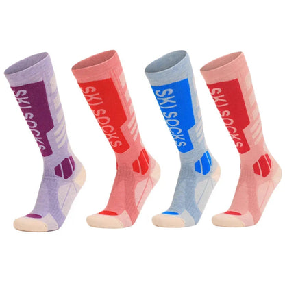 Merino wool skiing socks women&