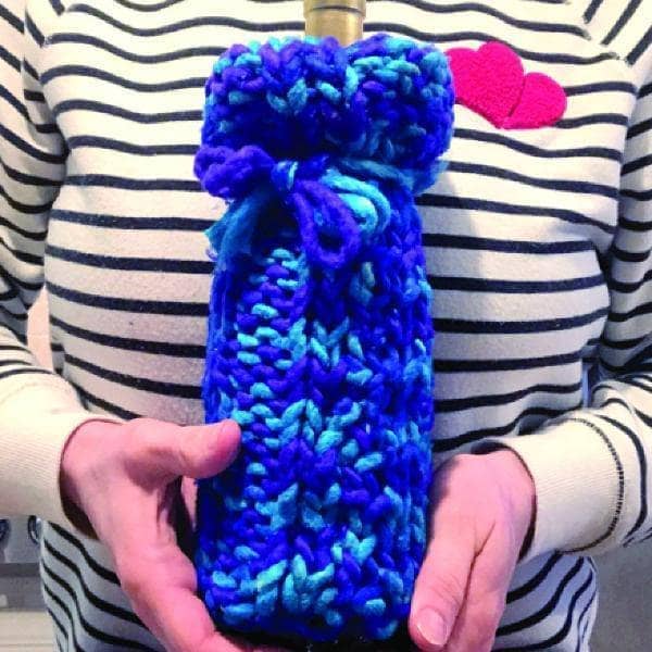 Mermaid Party Wine Sleeve Knit &amp; Crochet Kit