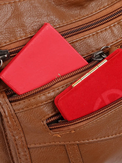 Multi-Compartment Crossbody Bag