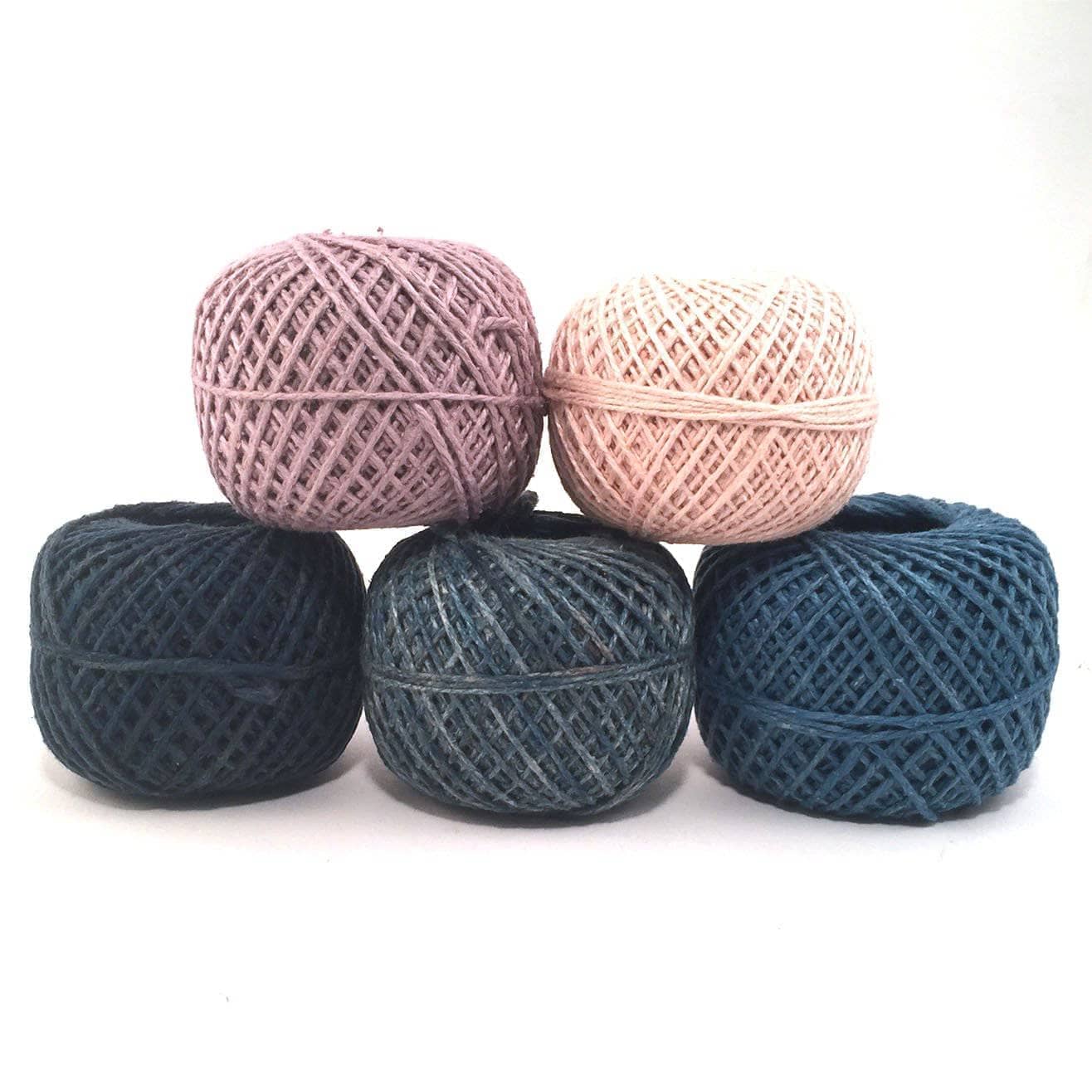 Naturally Dyed Lemongrass Scarf Crochet Kit