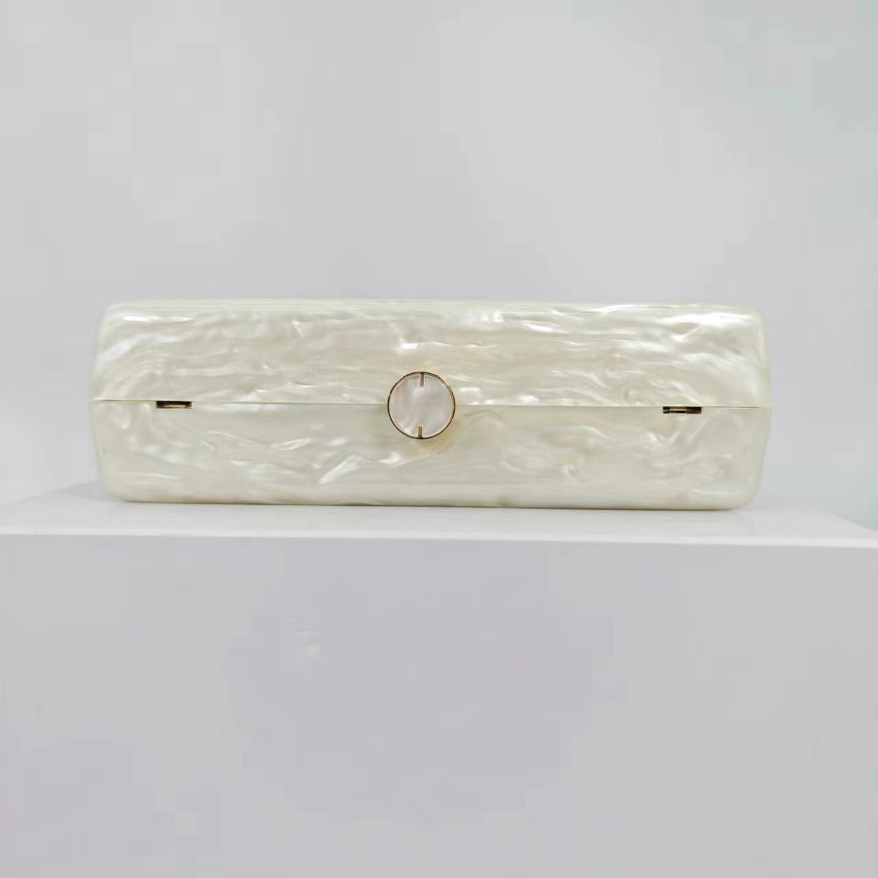 New luggage with acrylic personality, cute, simple, sweet, wedding banquet bag, one shoulder diagonal cross, fashionable woman