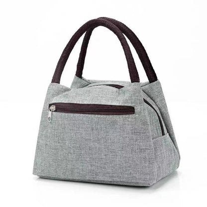 New Oxford Cloth Portable Bag Portable Folding Portable Lunch Box Bag Lunch Bag Thermal Insulation Bag Picnic Bag