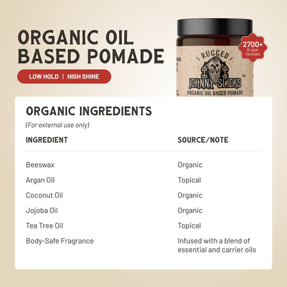 Organic Oil Pomade