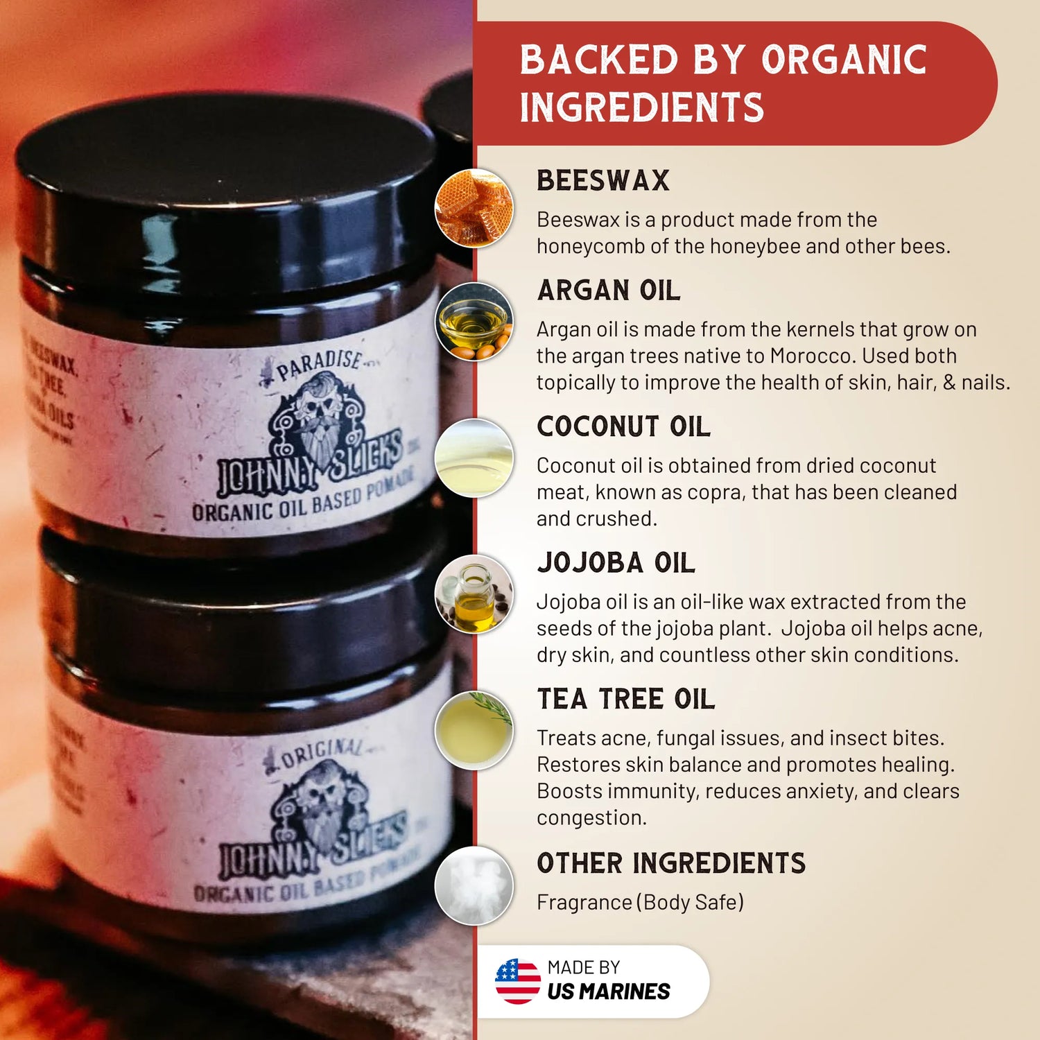 Organic Oil Pomade