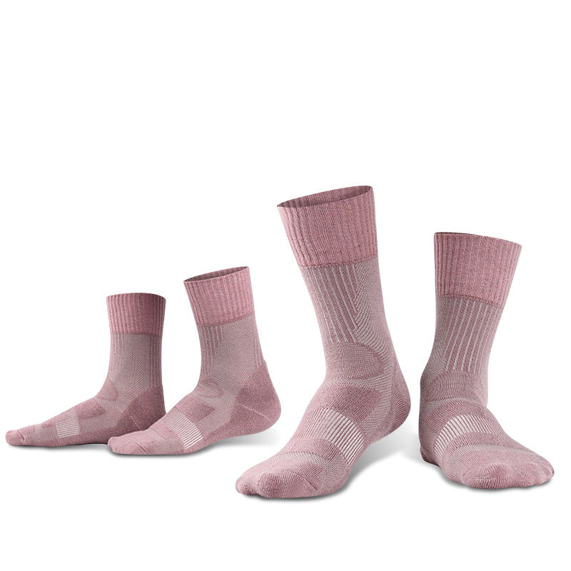 Outdoor Merino wool socks looped breathable midsole hiking socks sports socks