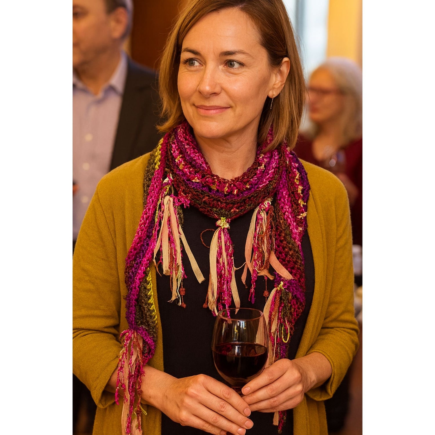 Motley Fling Scarf Crochet Pattern – Quick, Easy, and Stunning with Motley Handtied Yarn